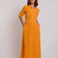 Women Regular Fit Dress - Blazing Orange