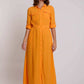 Women Regular Fit Dress - Blazing Orange
