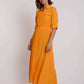Women Regular Fit Dress - Blazing Orange