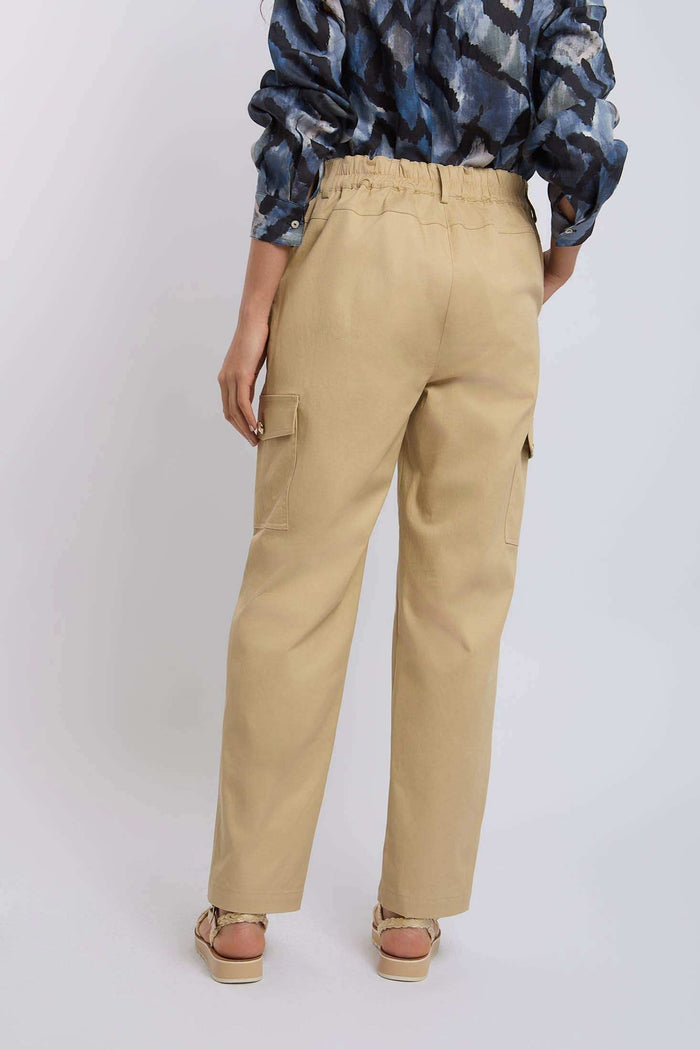 Women Regular Fit Pant - Beige