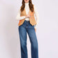 Women Regular Fit Vest Brown