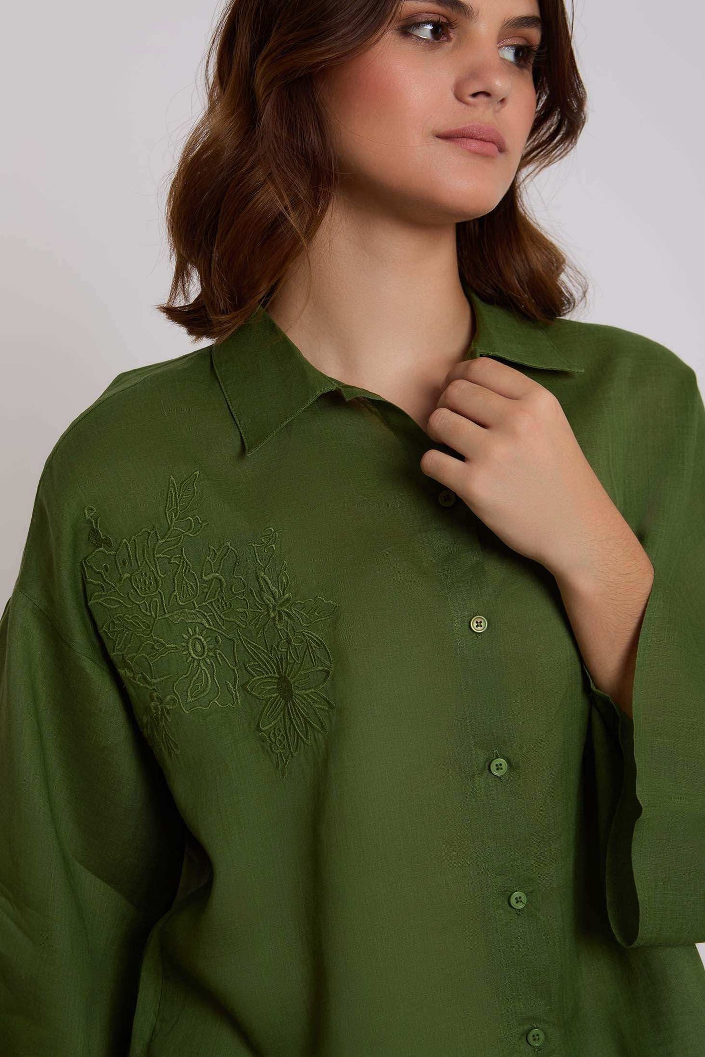 Women Regular Fit Blouse - Garden Green