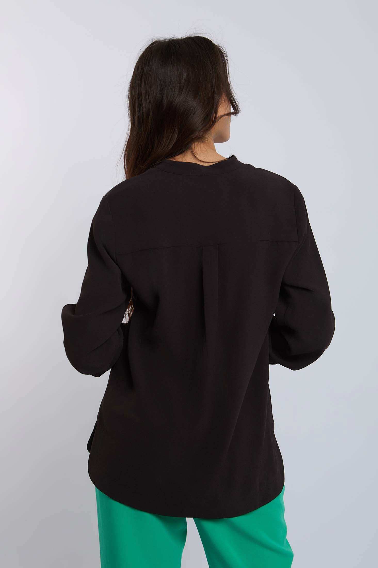 Women Regular Fit Blouse - Black