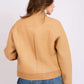 Women Regular Fit Jacket Brown