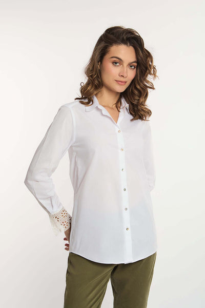 Women Regular Fit Blouse - Off White