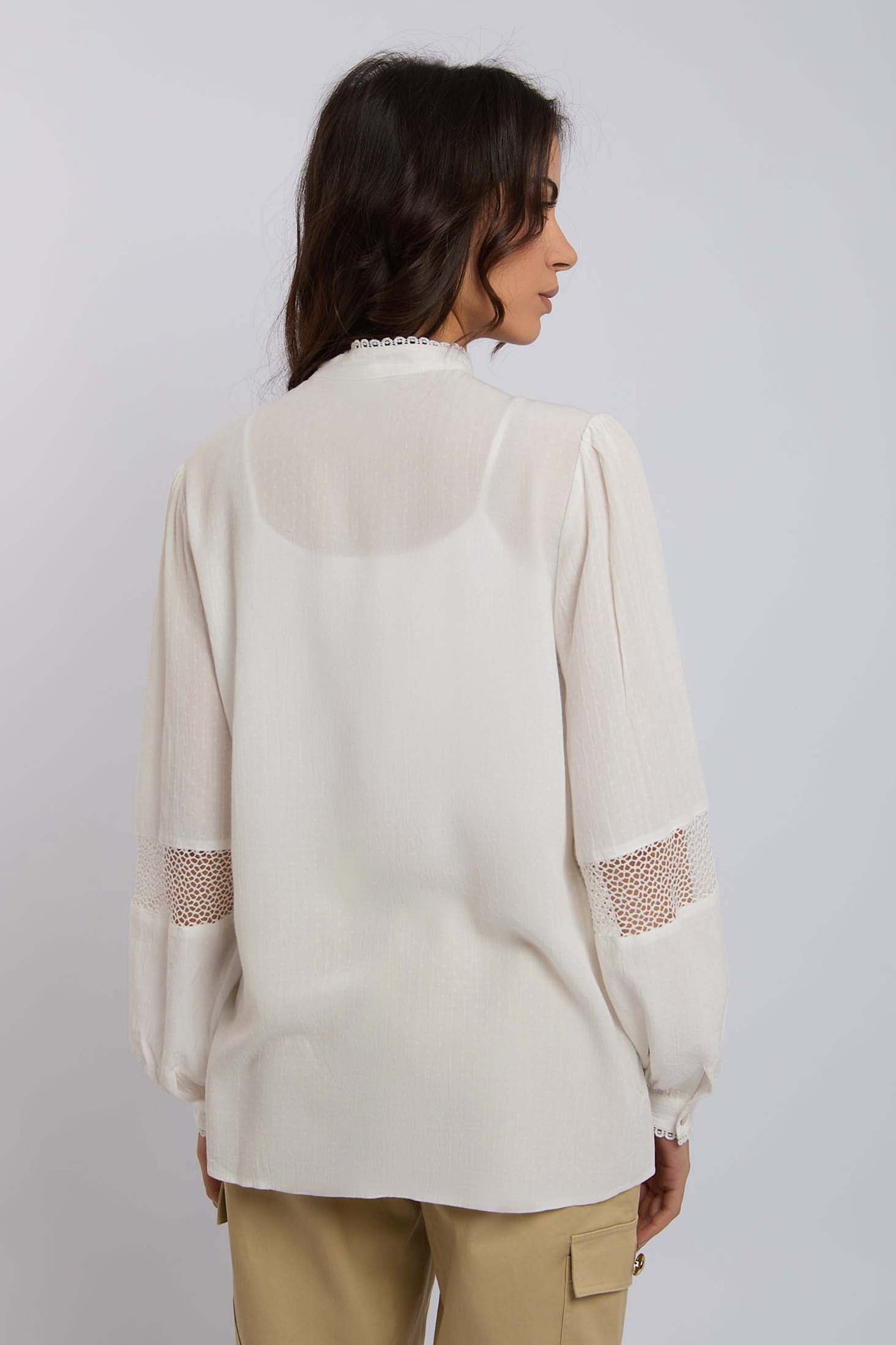 Women Regular Fit Blouse - Off White