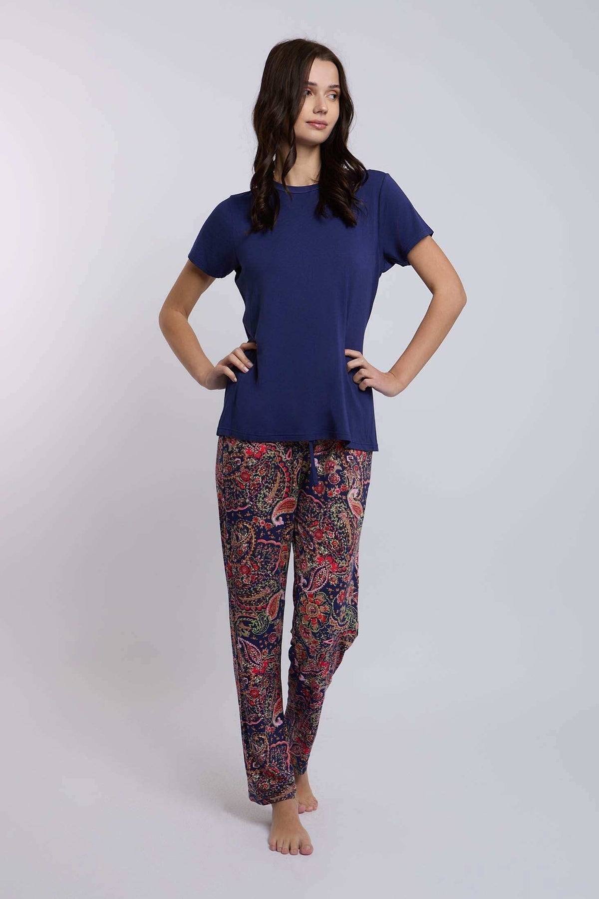 Women Regular Fit Pyjama -  Blue