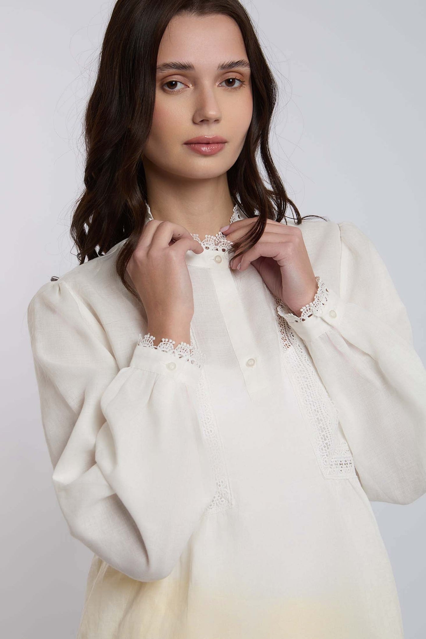 Women Regular Fit Blouse - Off White