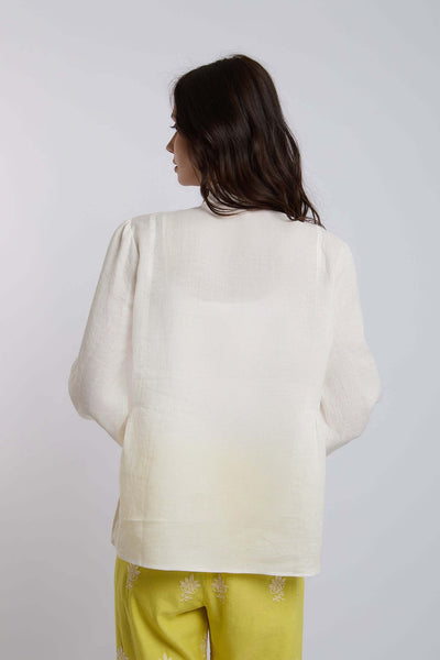 Women Regular Fit Blouse - Off White