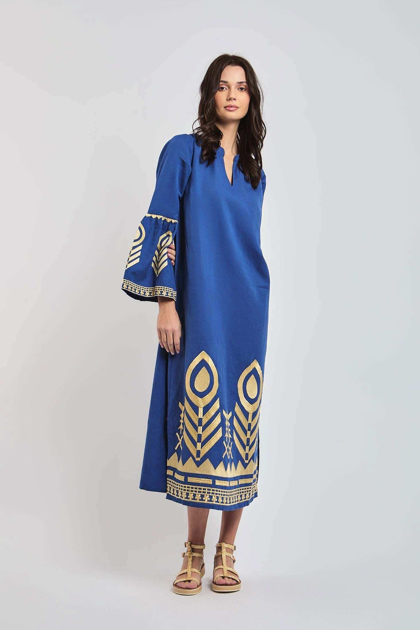 Women Regular Fit Kaftan - Blue