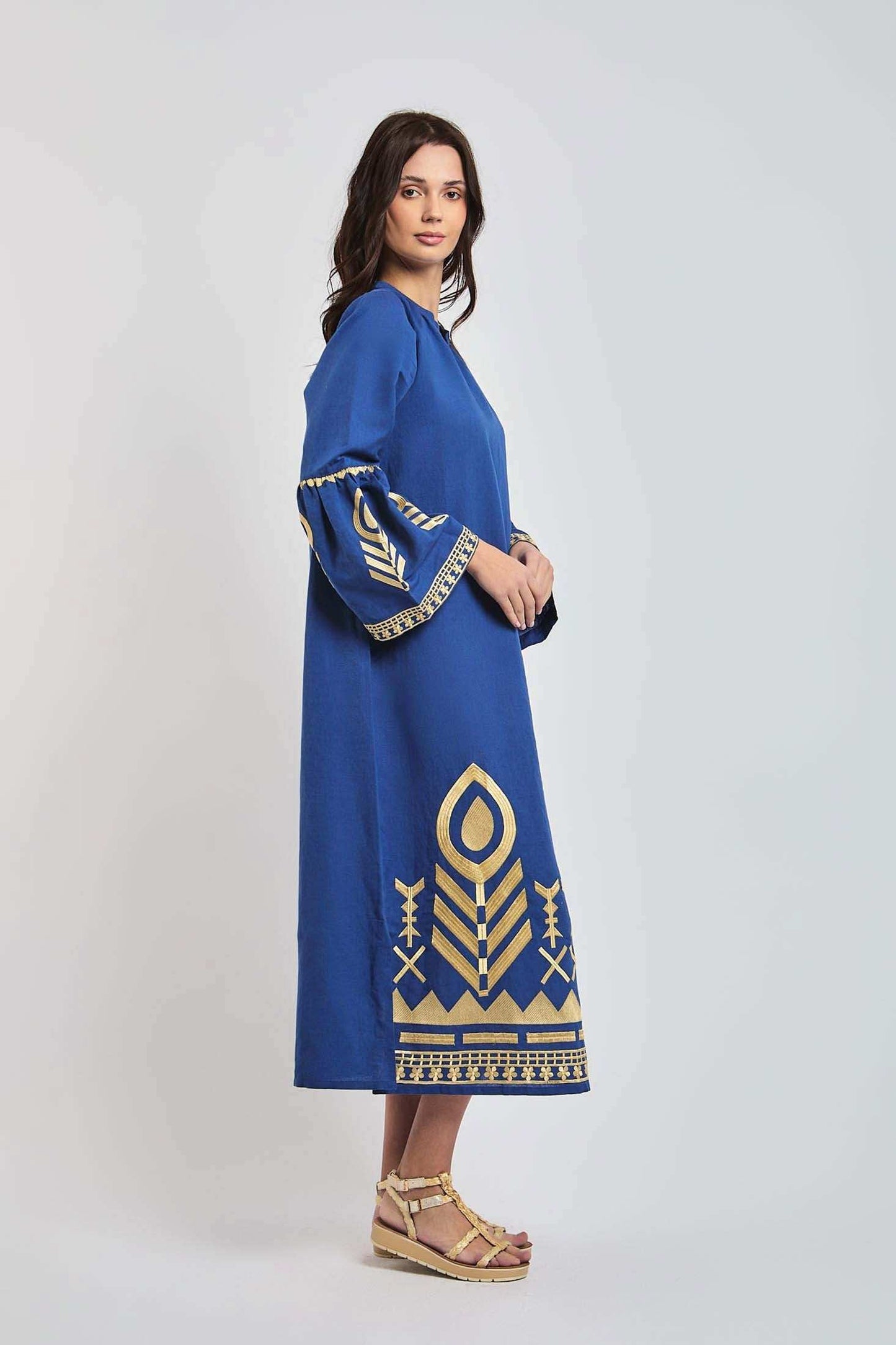 Women Regular Fit Kaftan - Blue