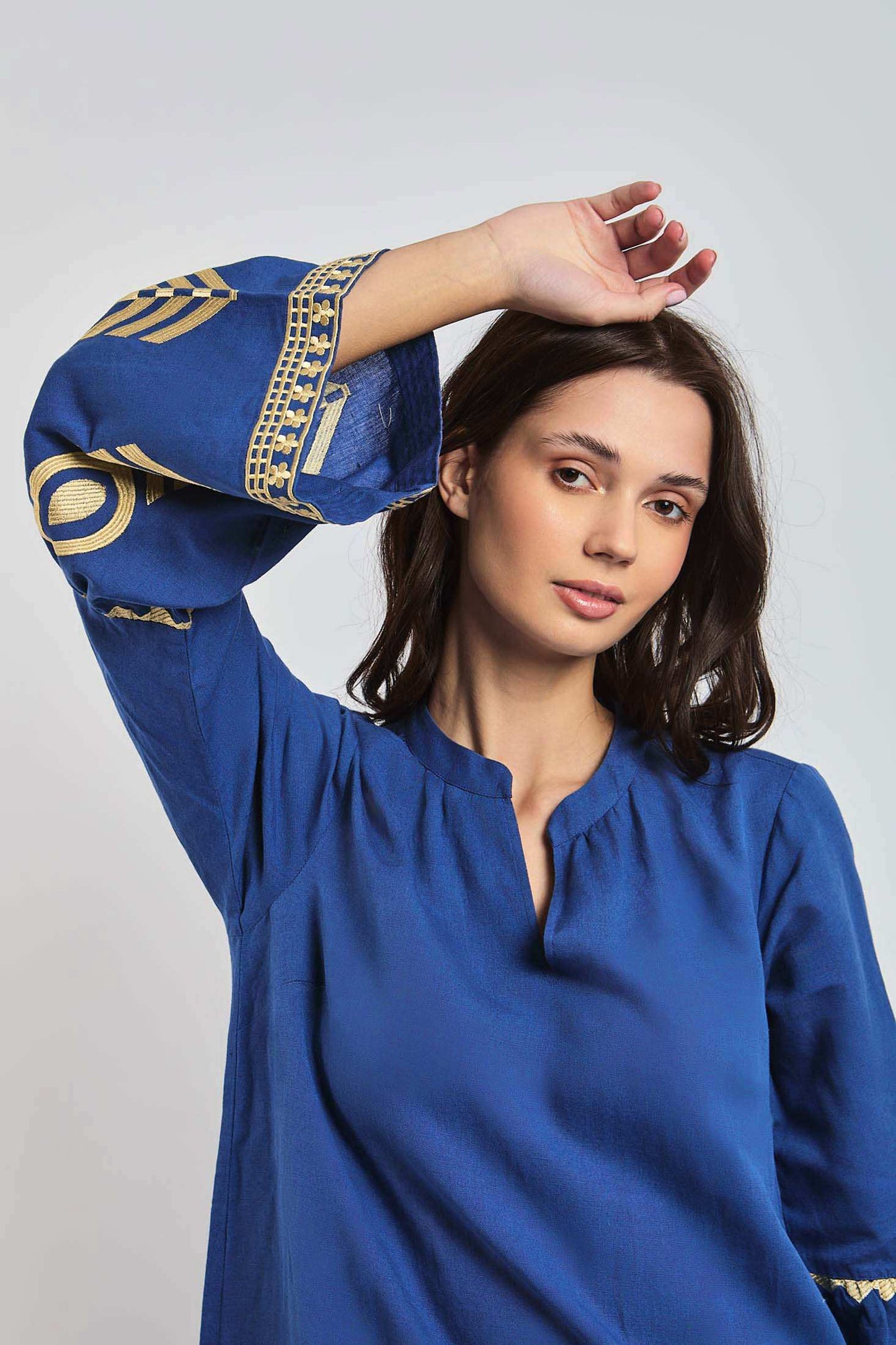 Women Regular Fit Kaftan - Blue