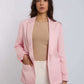 Women Regular Fit Blazer - Pink