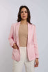 Women Regular Fit Blazer - Pink