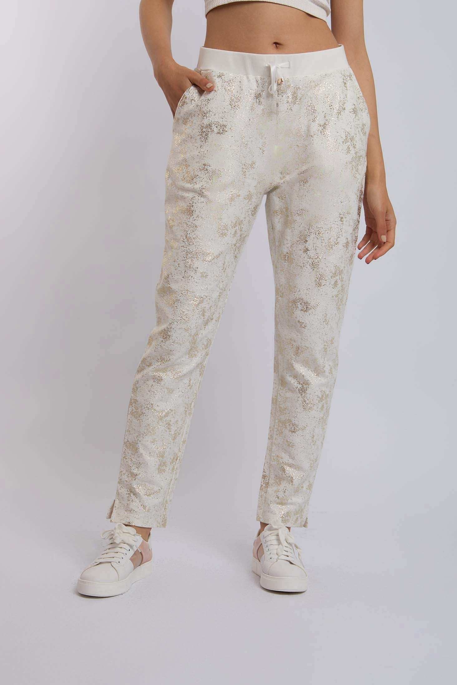 Women Regular Fit Sweat Pant - Off White