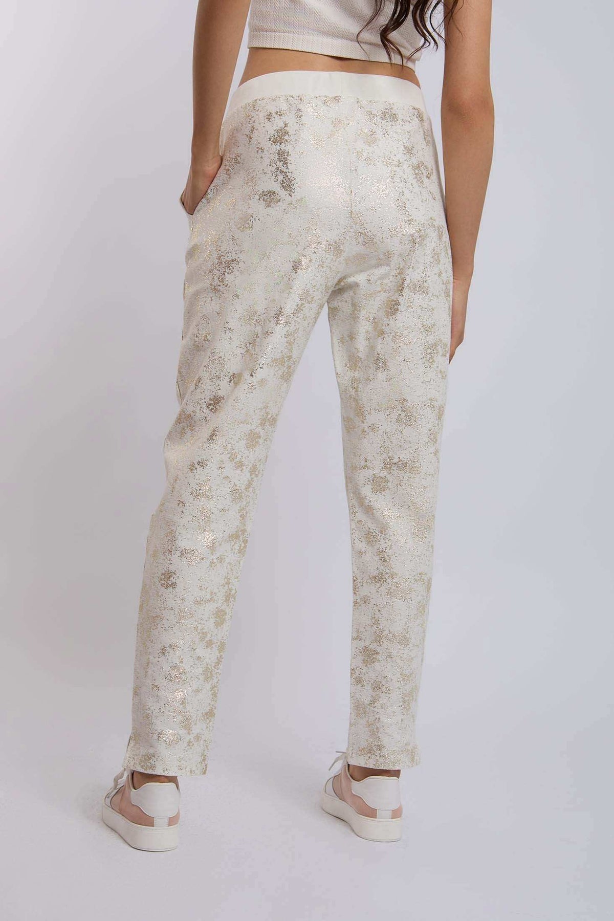 Women Regular Fit Sweat Pant - Off White