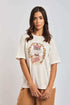 Women Regular Fit T-shirt - Off White