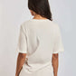 Women Regular Fit T-shirt - Off White