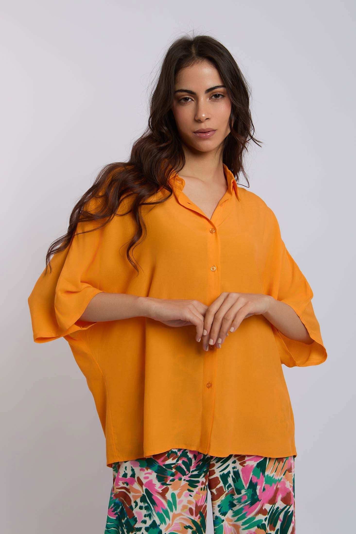 بلوزة نسائية عادية - بنية