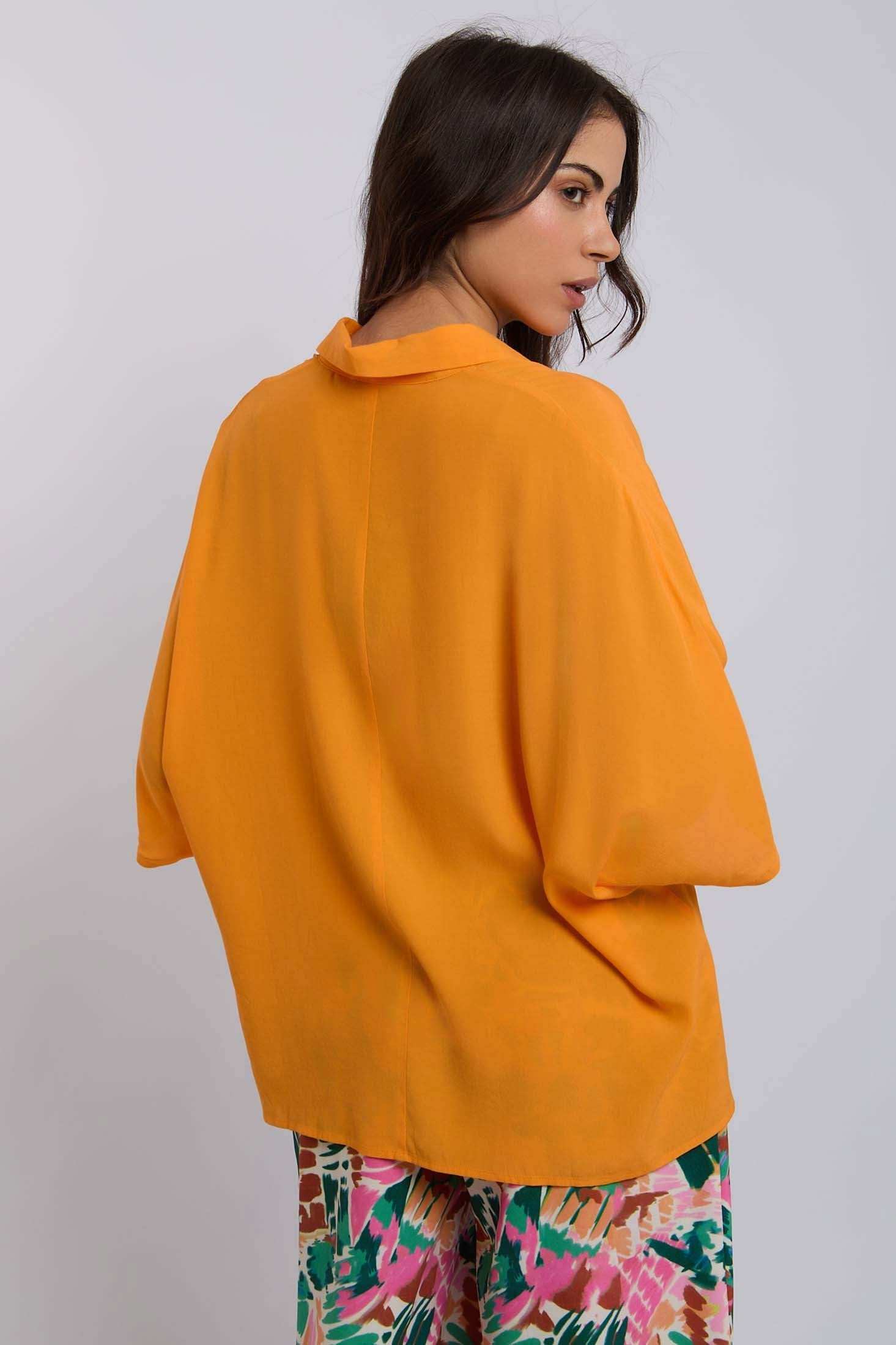 بلوزة نسائية عادية - بنية