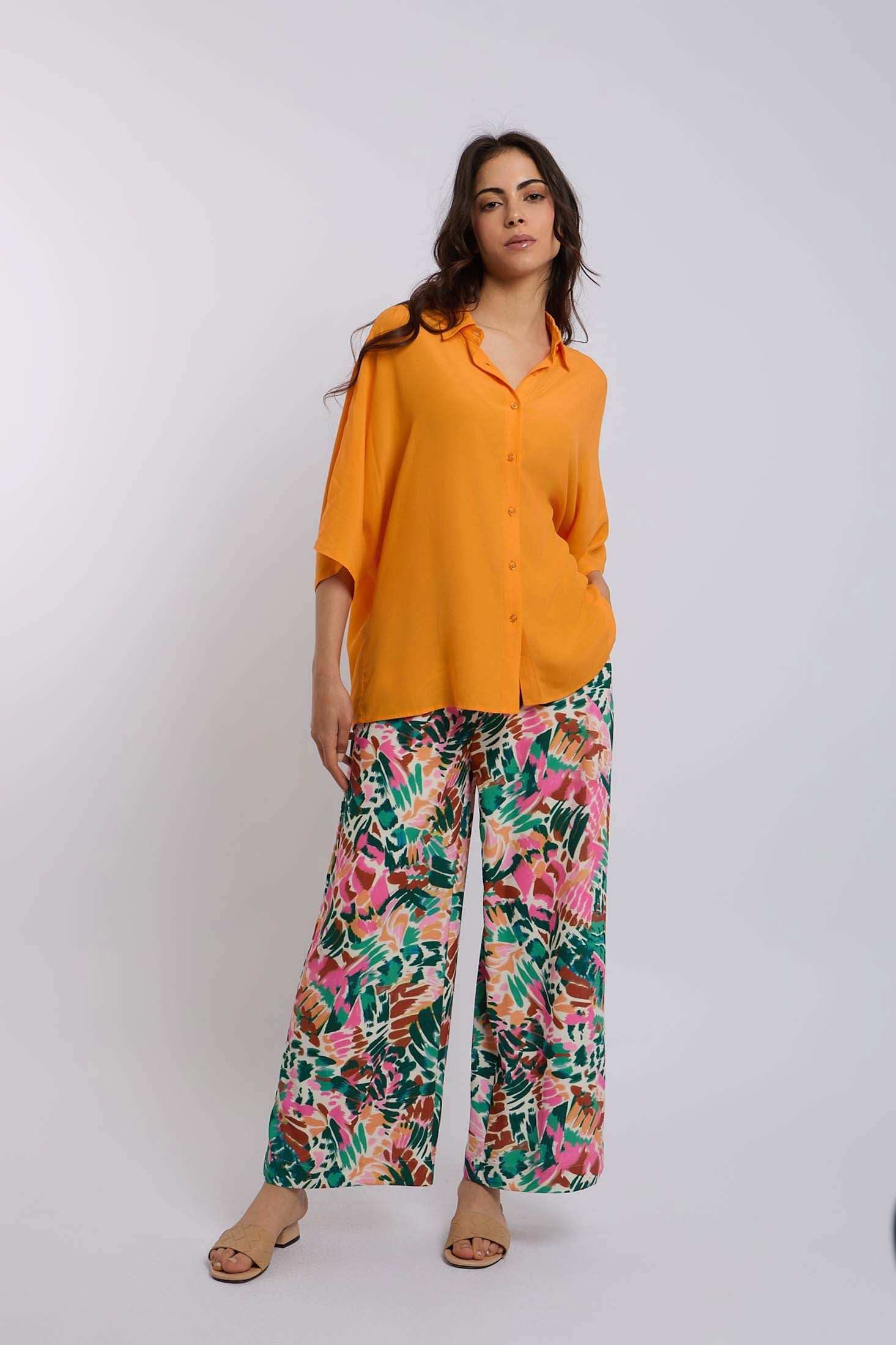 بلوزة نسائية عادية - بنية