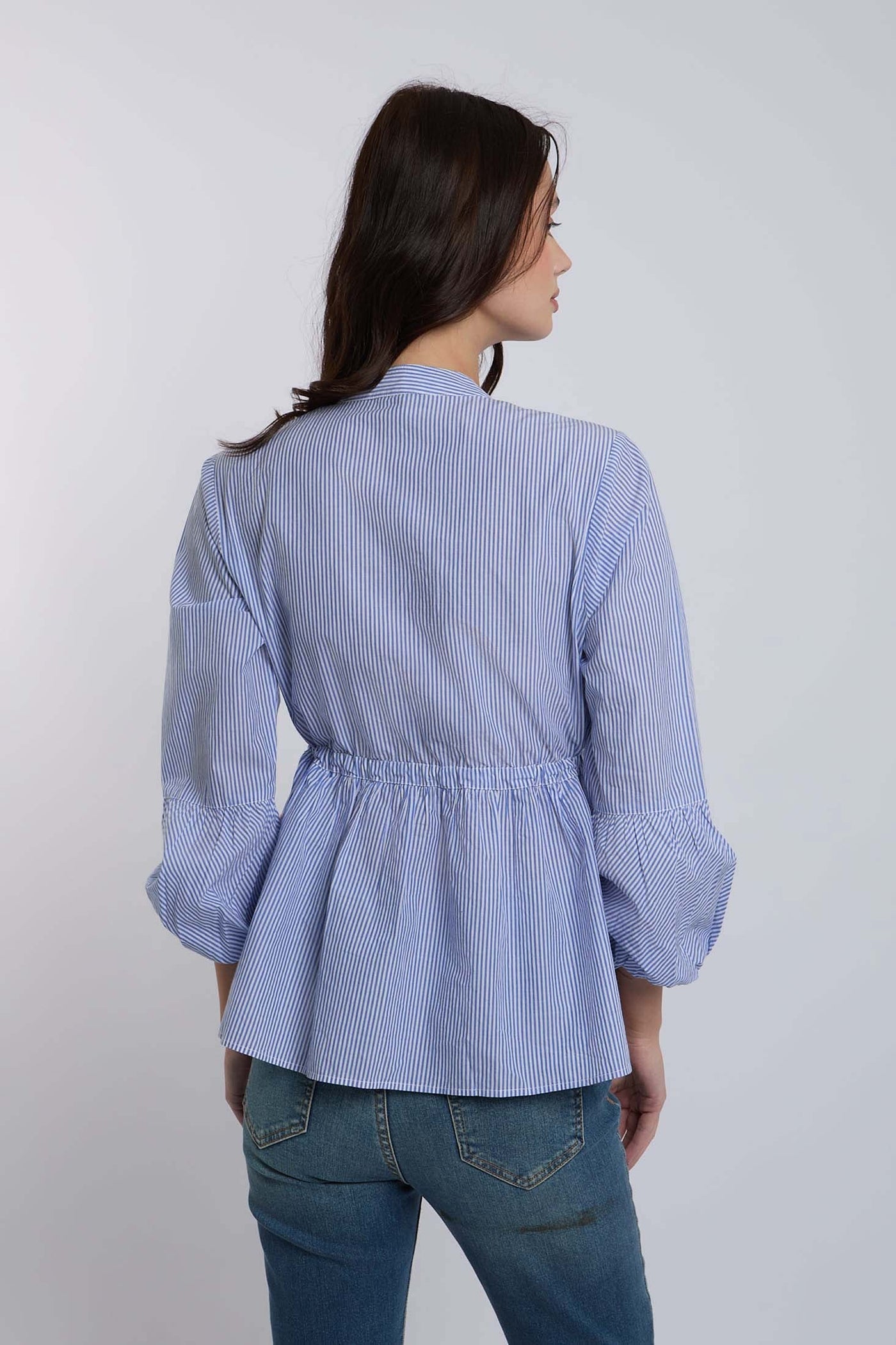 Women Regular Fit Blouse - Blue