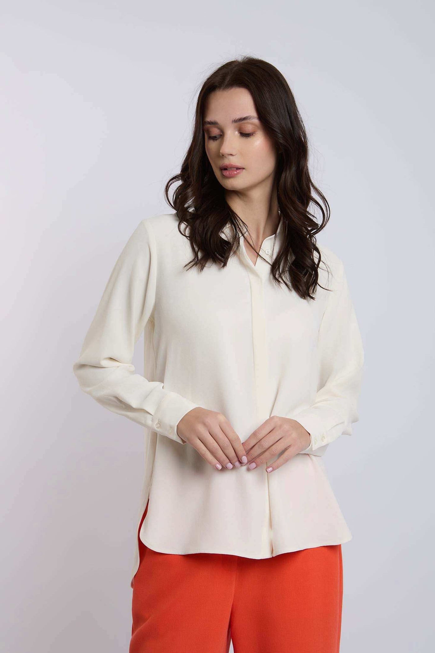 Women Regular Fit Blouse - Off White