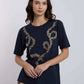 Women Regular Fit T-Shirt - Navy Dark Blue