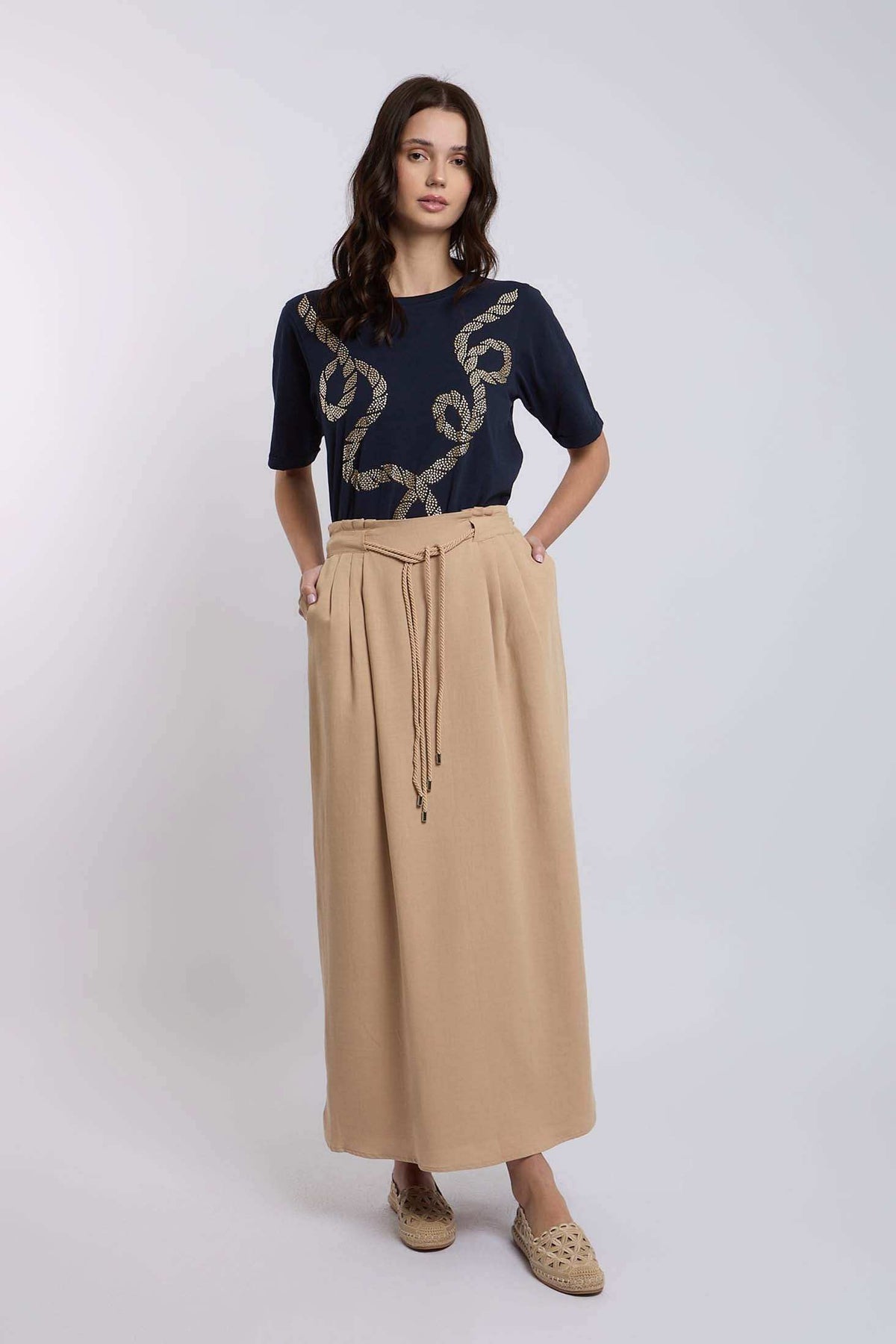 Women Regular Fit T-Shirt - Navy Dark Blue