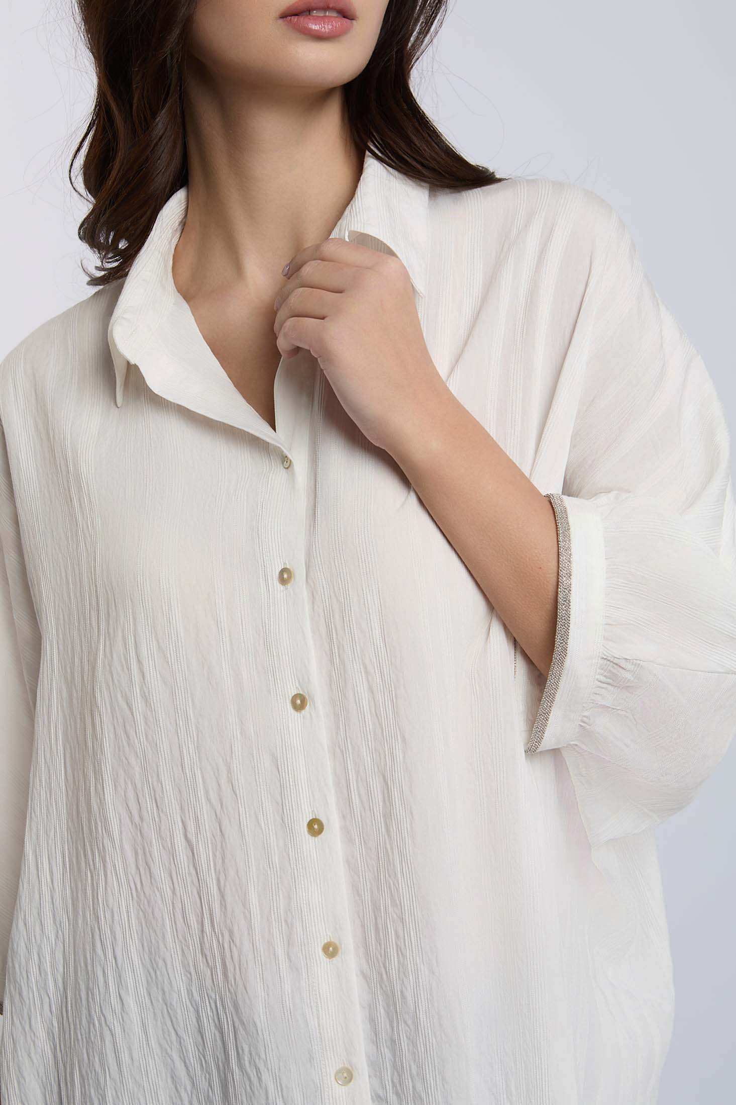 بلوزة نسائية عادية - بنية