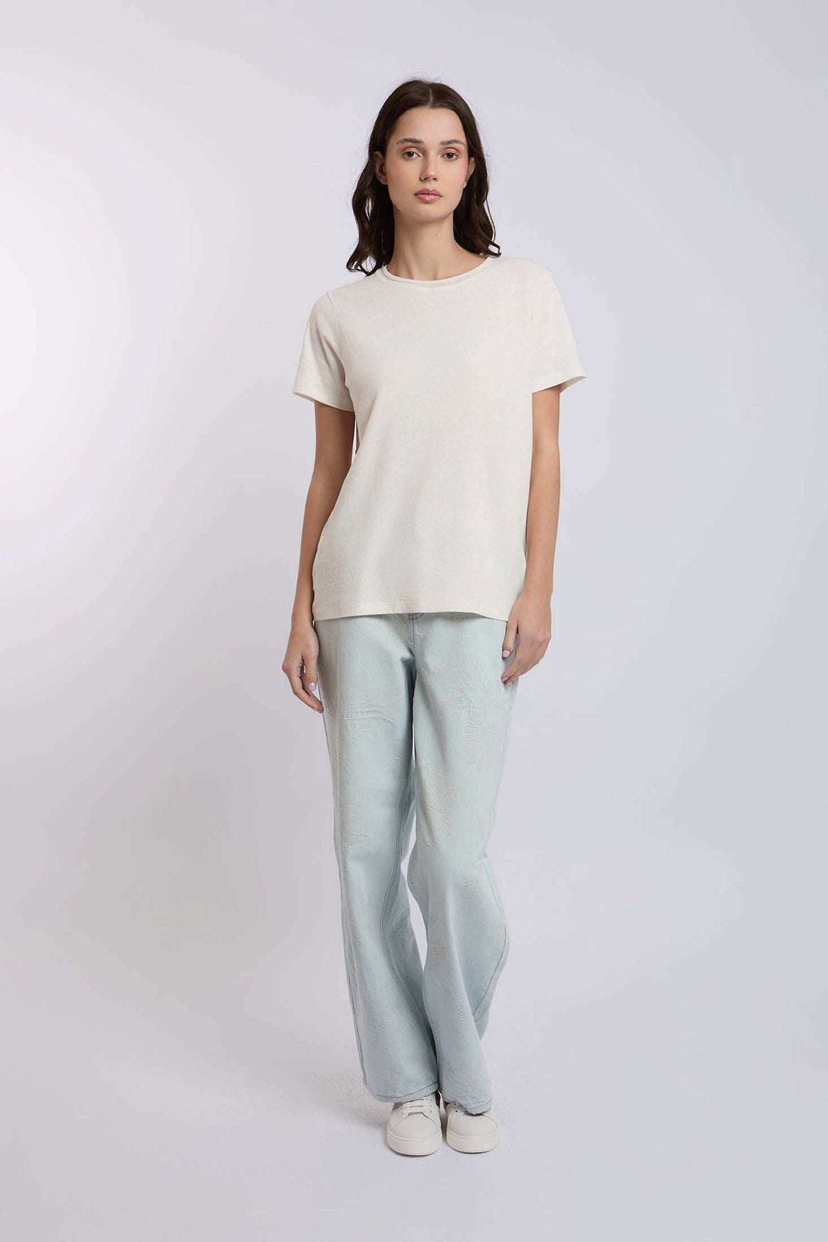 Women Regular Fit T-Shirt - White