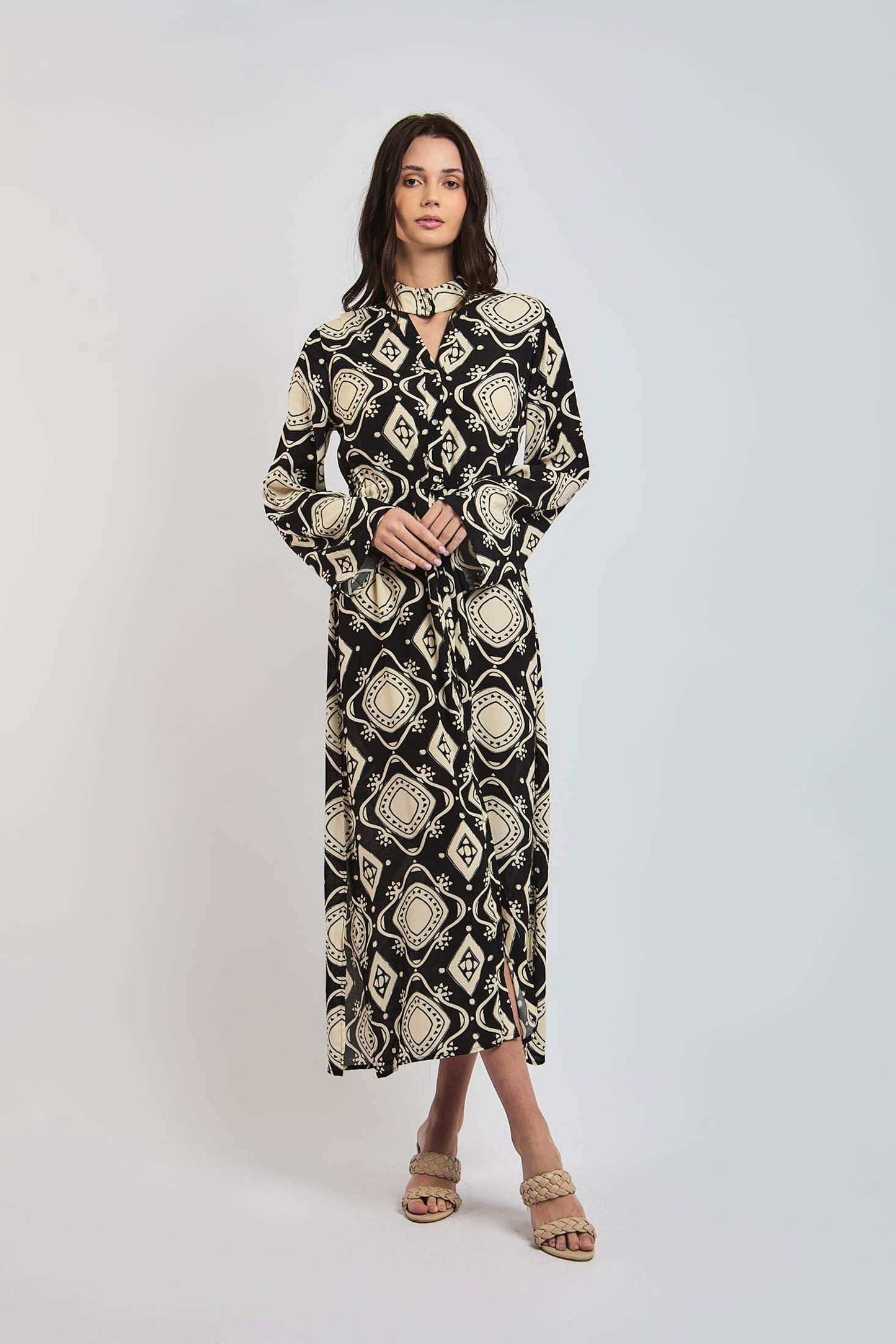 فستان نسائي عادي - متعدد الألوان