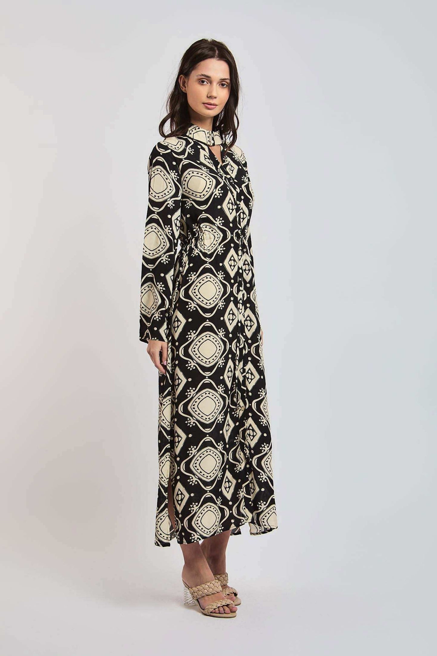 فستان نسائي عادي - متعدد الألوان