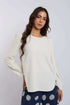 Women Regular Fit Top - Off White