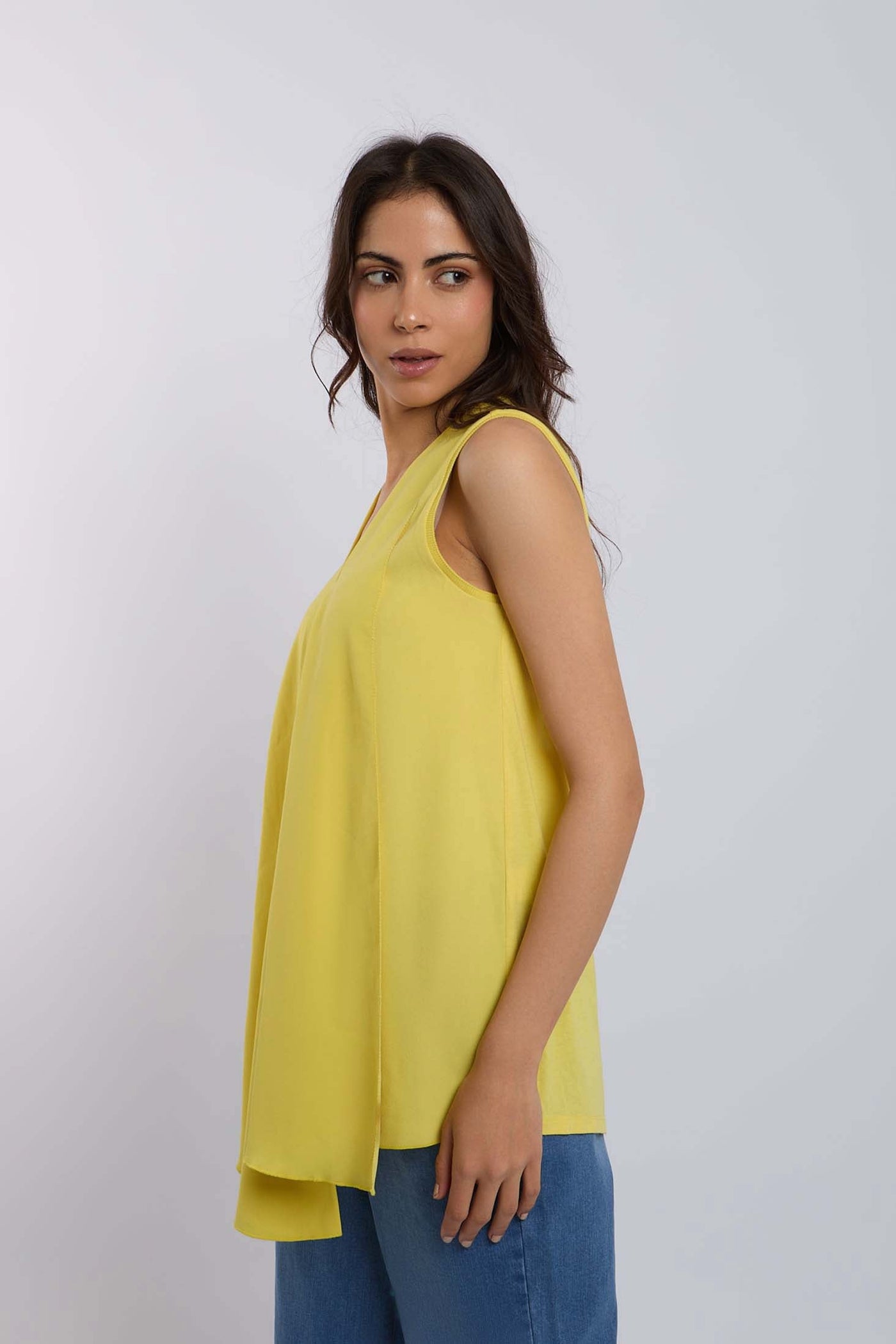 Women Regular Fit Top - Yellow