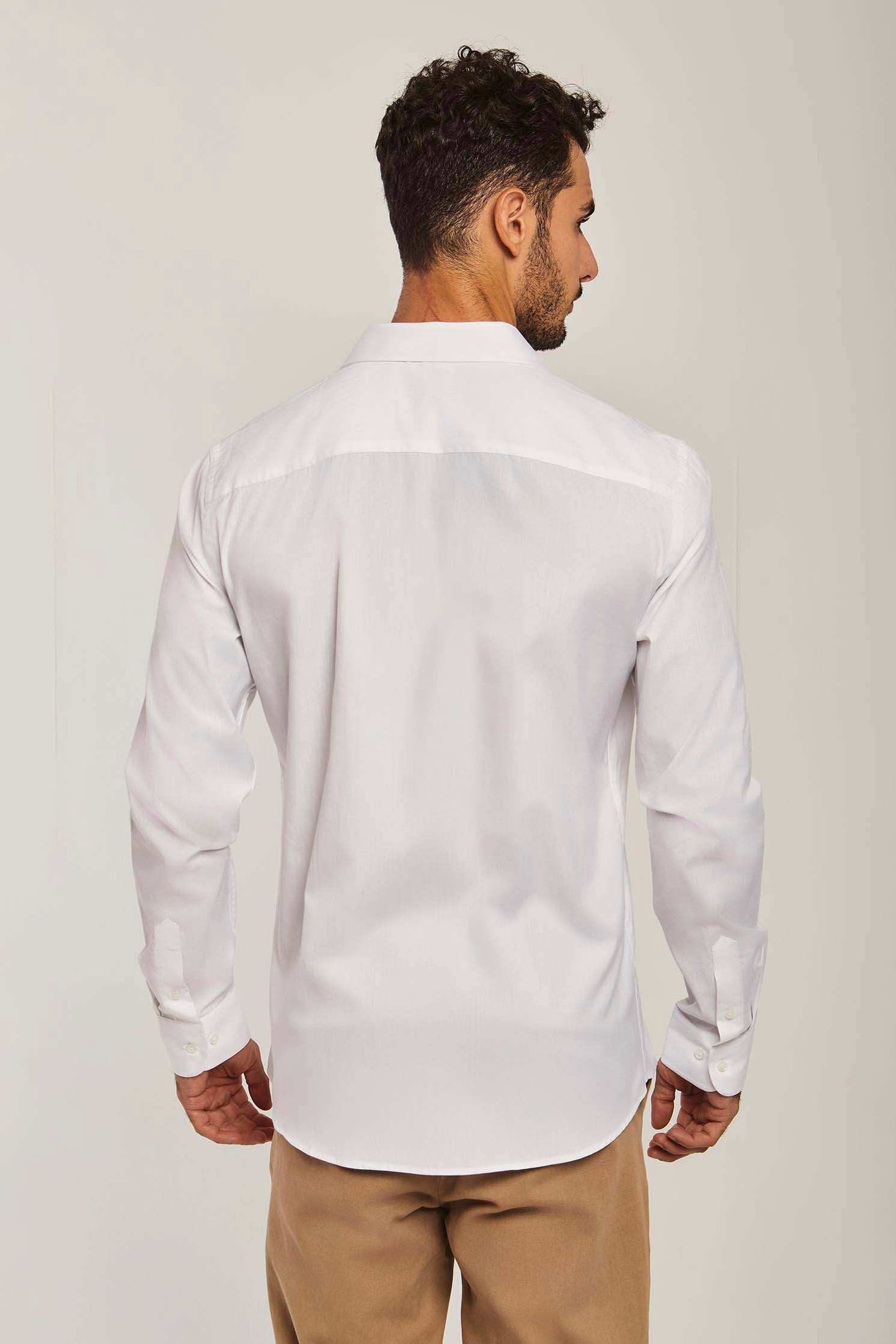 Men Regular Fit Shirt - White