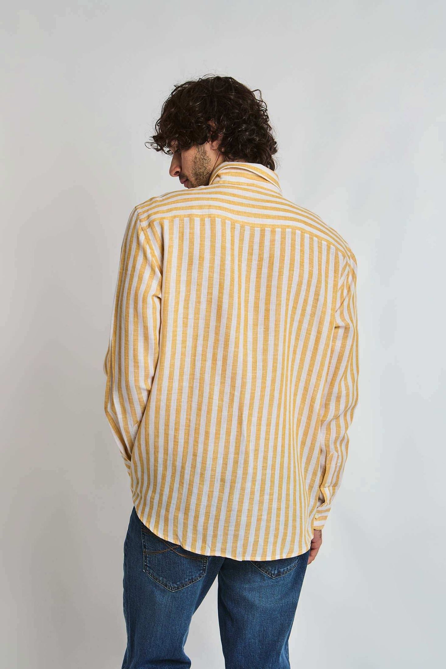 قميص الرجال العادي - وردي