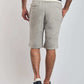 Dalydress men's light grey casual shorts with back pockets, model back view