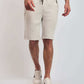 Dalydress men's casual light grey drawstring shorts with pockets, front view