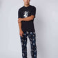Men Regular Fit Pyjama - Navy