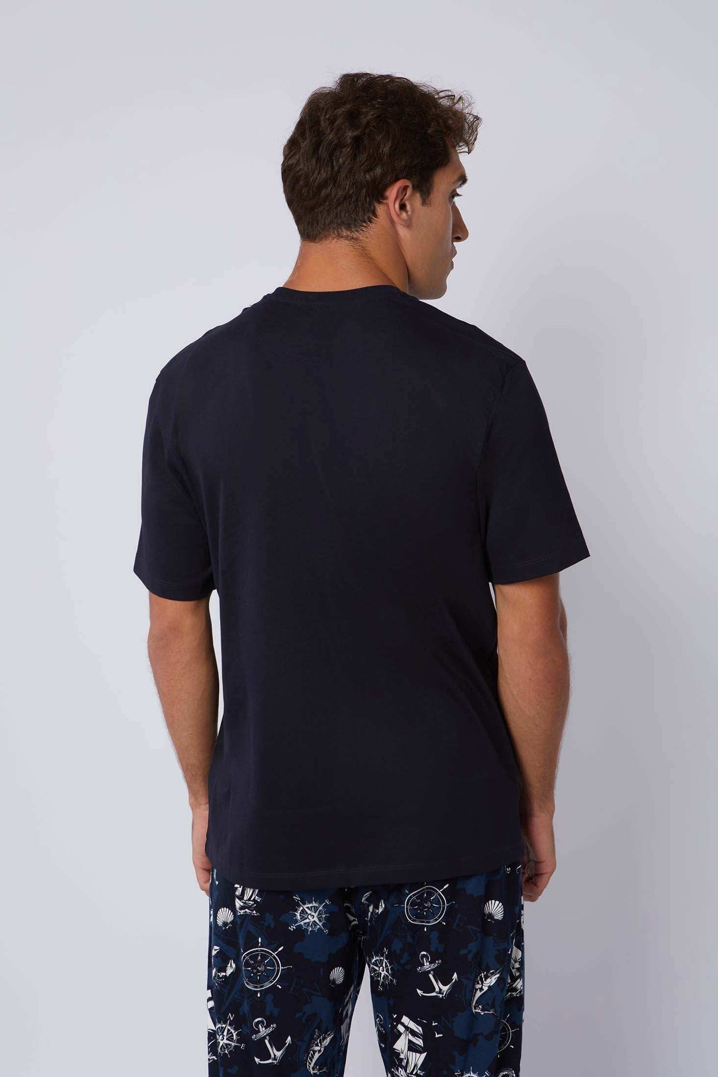 Men Regular Fit Pyjama - Navy