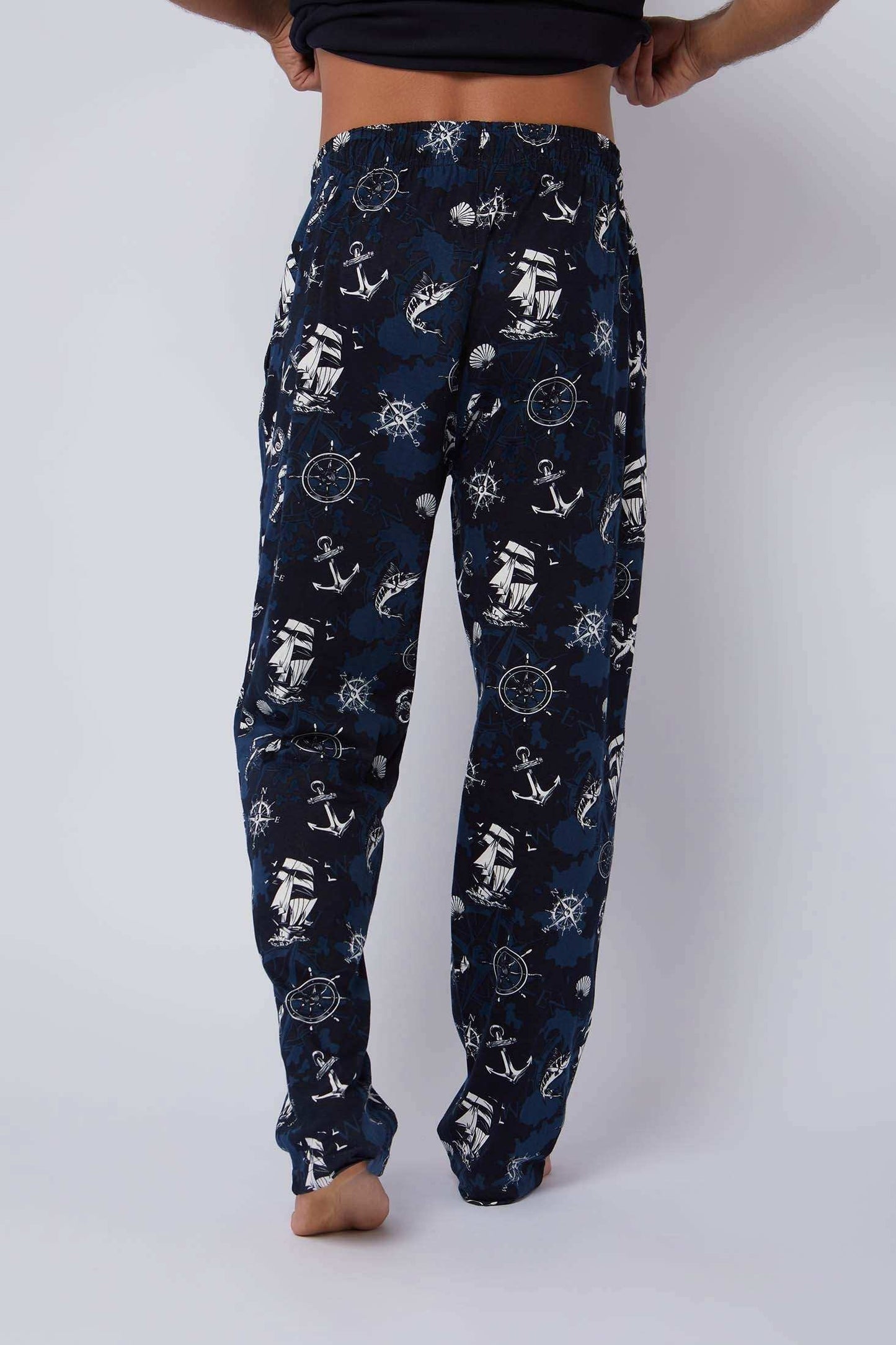 Men Regular Fit Pyjama - Navy