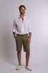 Men Regular Fit Bermuda - Colony-Blue