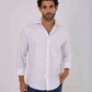 Men Regular Fit Shirt - White