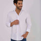 Men Regular Fit Shirt - White