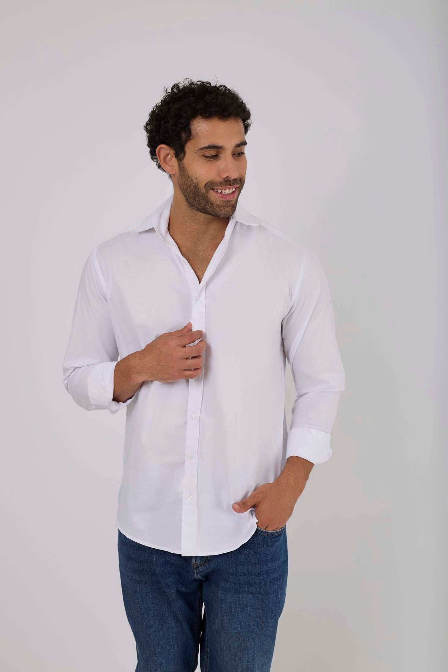 Men Regular Fit Shirt - White