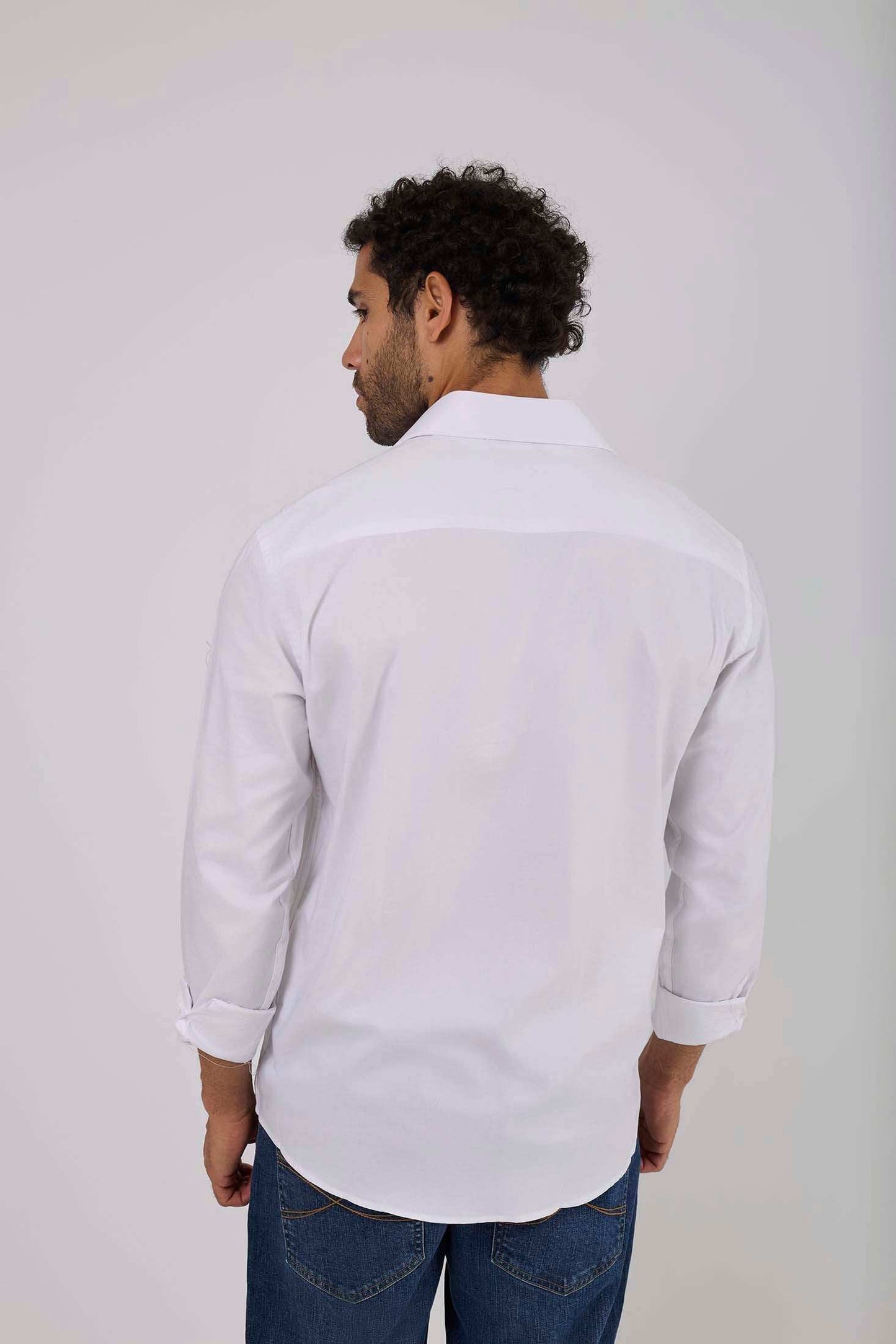 Men Regular Fit Shirt - White