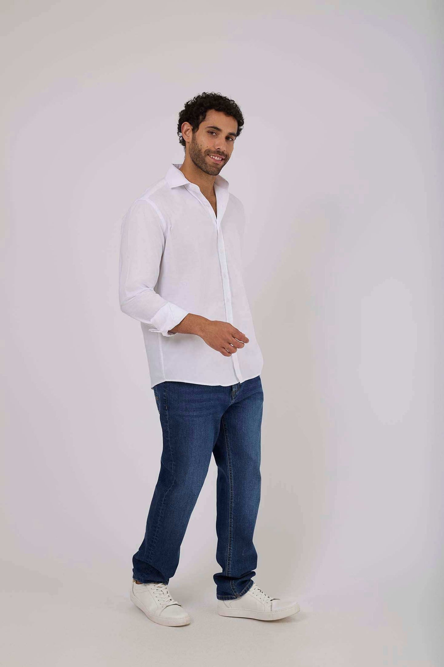 Men Regular Fit Shirt - White