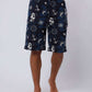 Dalydress men's navy nautical print shorts with anchor and ship designs, casual wear