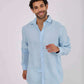 Men Regular Fit Shirt - Blue